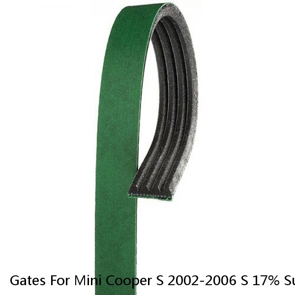 Gates For Mini Cooper S 2002-2006 S 17% Super Charger Pulley Fleetrunner Belt