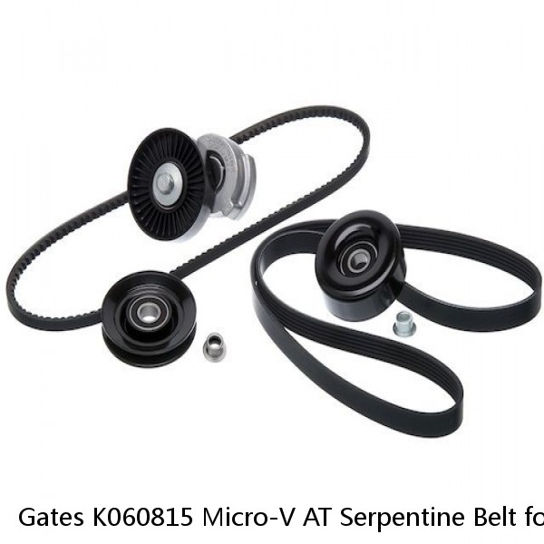 Gates K060815 Micro-V AT Serpentine Belt for Cadillac/Chrysler/Dodge/Ford/Jeep