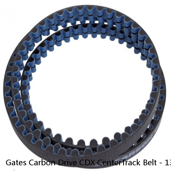 Gates Carbon Drive CDX CenterTrack Belt - 132t, Black #1 image