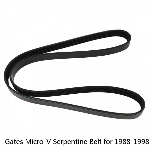 Gates Micro-V Serpentine Belt for 1988-1998 GMC K1500 4.3L 5.0L 5.7L 6.2L sz #1 image