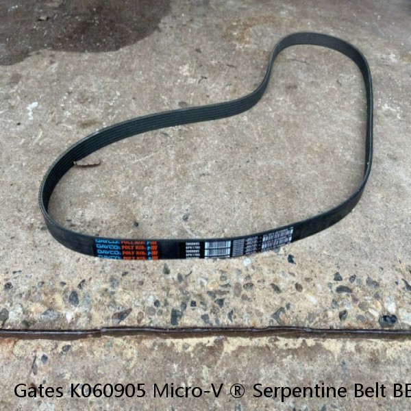 Gates K060905 Micro-V ® Serpentine Belt BELTS OEM #1 image