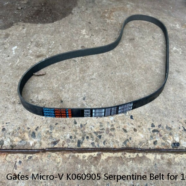 Gates Micro-V K060905 Serpentine Belt for 10051599 10210382 12563072 up #1 image